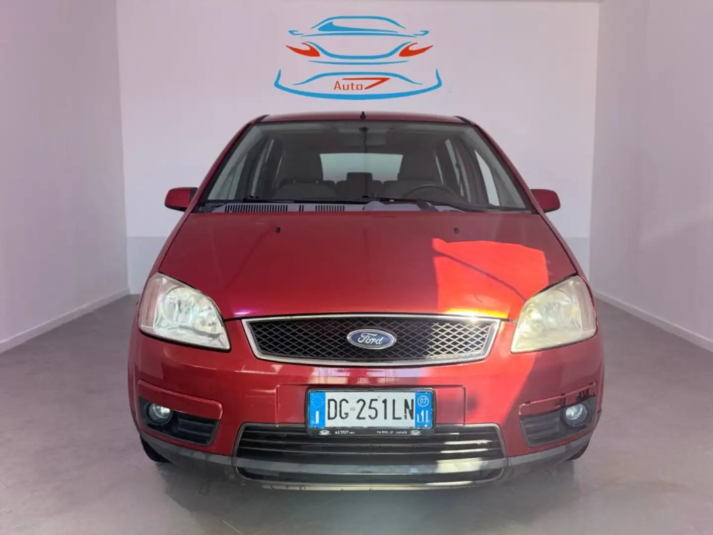Ford Focus C-Max 1.6 VCT (115CV) 16V Ghia Roşu - 1