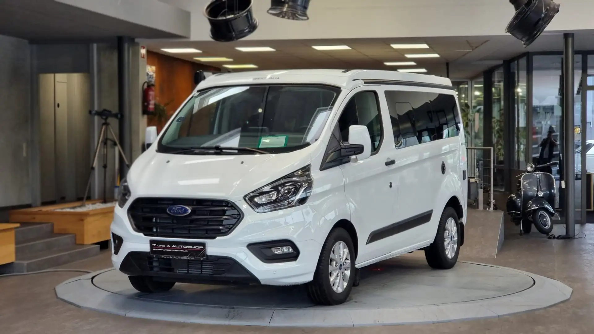 Ford Transit Custom NUGGET Aut. *0% Finanzierung**AHK*Kamera*Navi* Fehér - 1