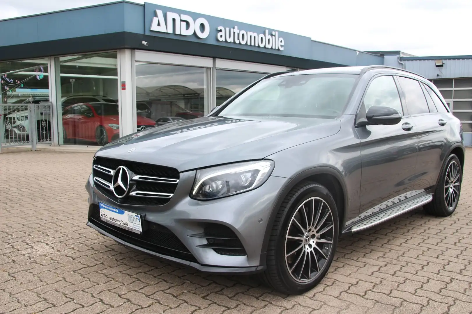 Mercedes-Benz GLC 350 d 4Matic AMG-Line/HUD/Pano/Standheizung Gris - 1