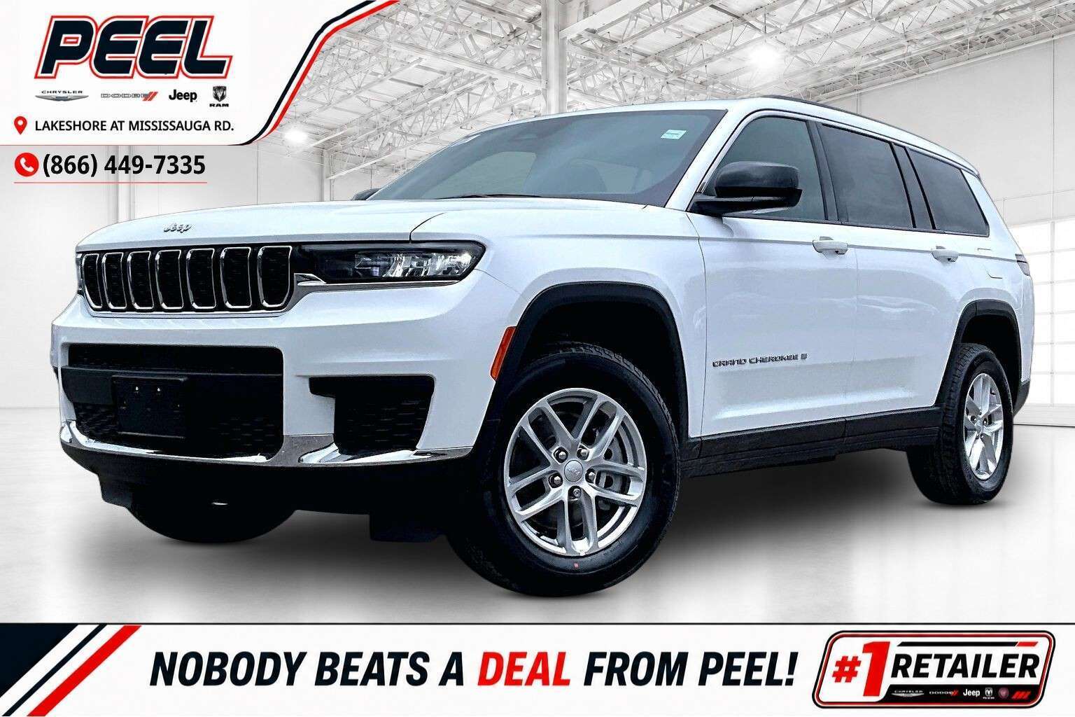White 2026 Jeep Grand Cherokee L SUV / Crossover Four-Wheel Drive 8-Speed Automatic