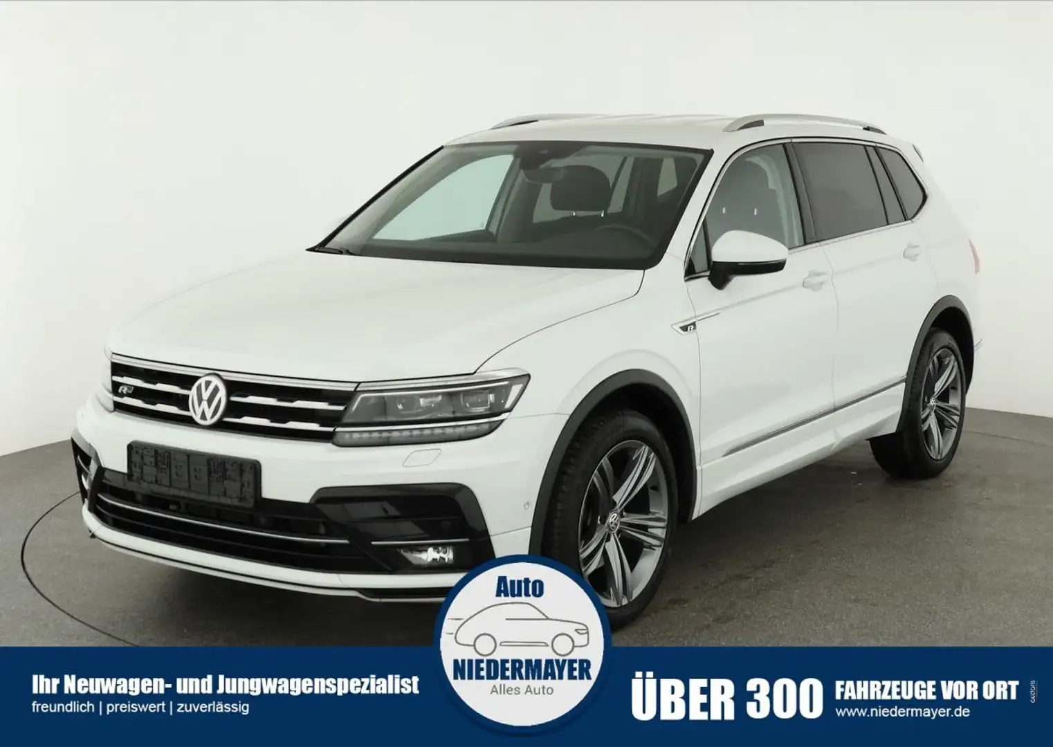 Volkswagen Tiguan Allspace 1.5 TSI DSG Highline R-Line, 1. Hand, Navi, LED, K Weiß - 1
