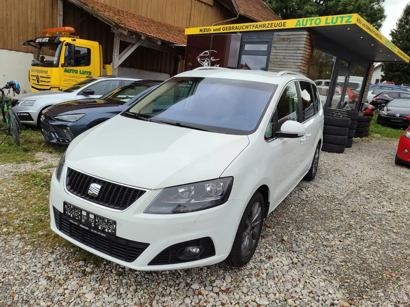 SEAT Alhambra I-Tech Sport 2,0TDI NAVI AHK 7 Sitzer Bianco - 1