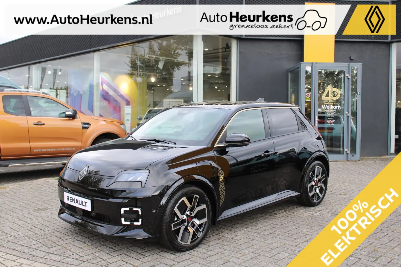 Renault R 5 urban range iconic cinq 40 kWh | SPECIALE EINDEJAA Noir - 1