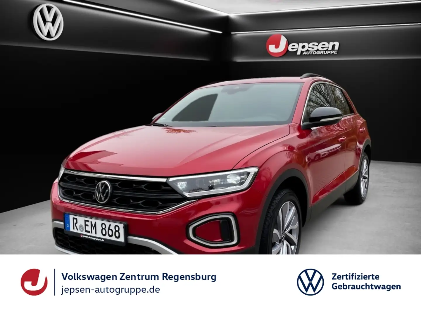 Volkswagen T-Roc GOAL 2.0 TDI DSG ACC ParkAssist R-KAMERA Rot - 1