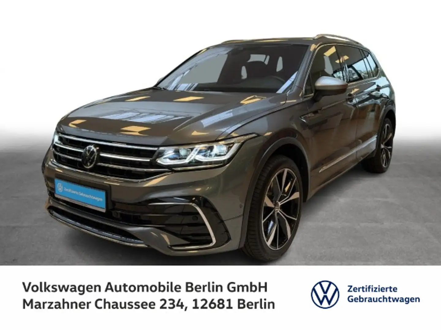 Volkswagen Tiguan Allspace 2.0 TDI DSG R-Line 4Motion Pano Grau - 1