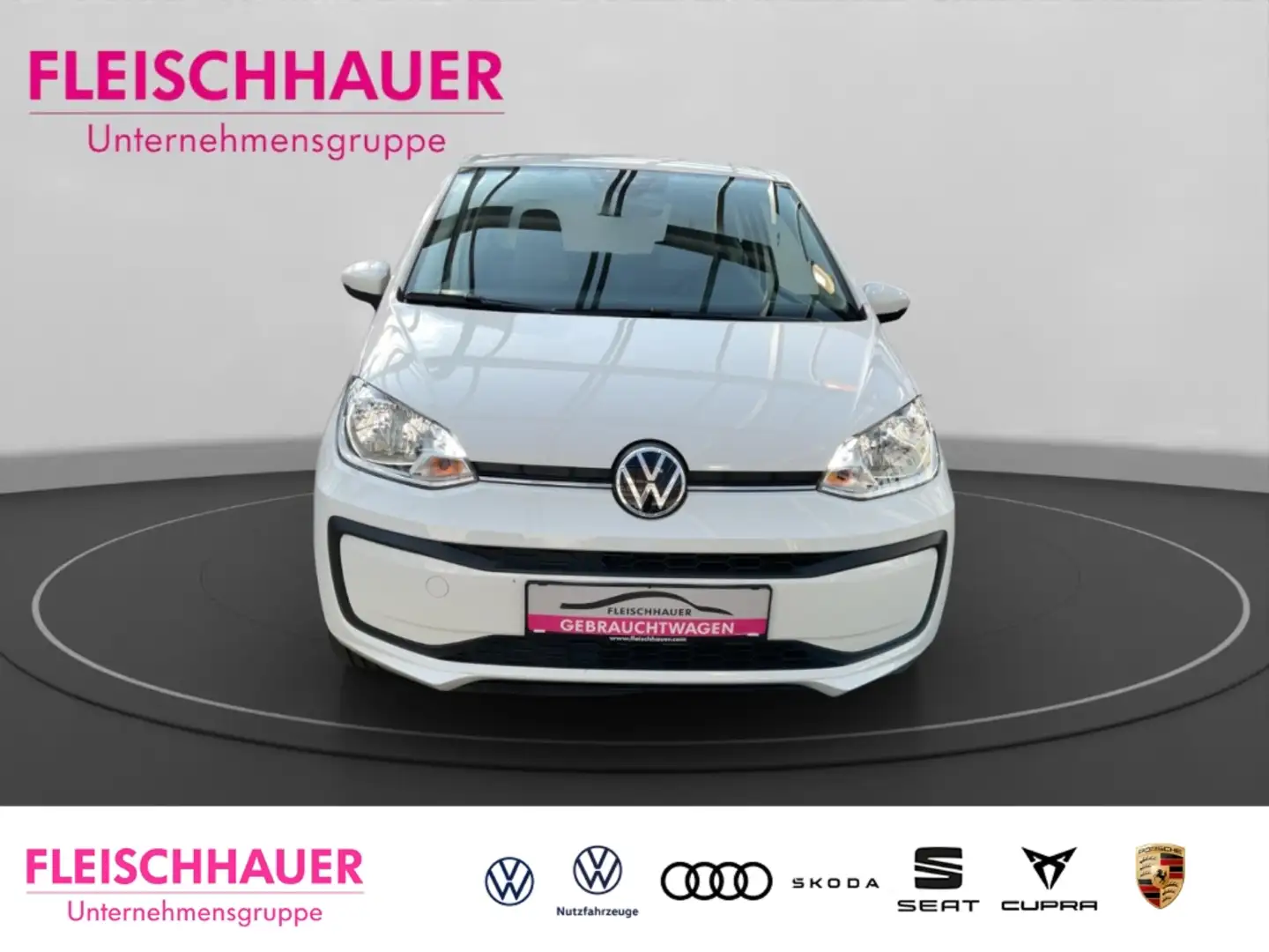 Volkswagen up! 1.0 EcoFuel CNG Rückfahrkam. Temp PDC GA Speedlimi Weiß - 2