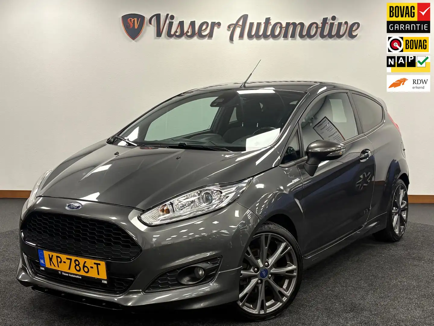 Ford Fiesta 1.0 EcoBoost ST Line*Nationale Auto Pas*NAP*Airco* Grijs - 1