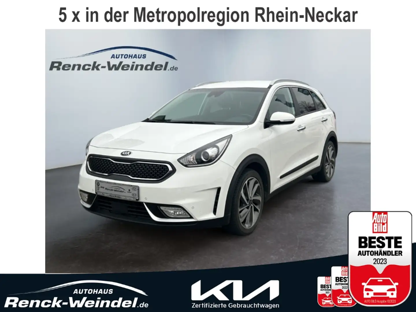 Kia Niro Spirit Navi Leder Soundsystem JBL Klimasitze Bi-Xe Weiß - 1