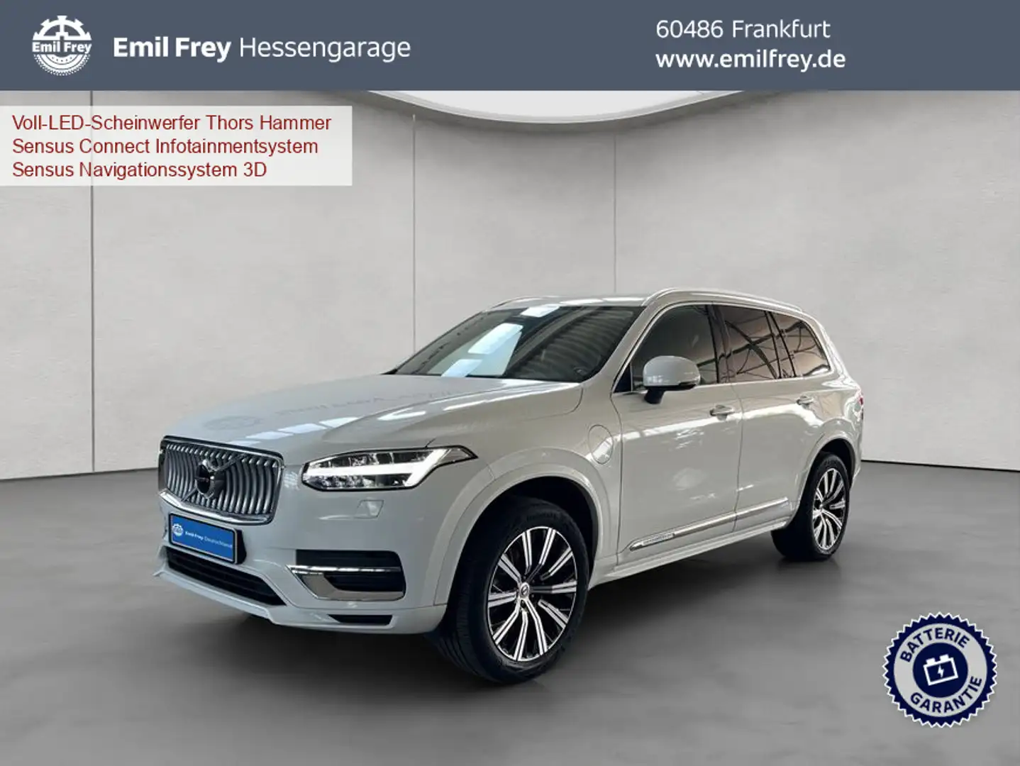 Volvo XC90 XC90 T8 AWD Recharge Inscription-Edition 7Sitzer Wit - 1