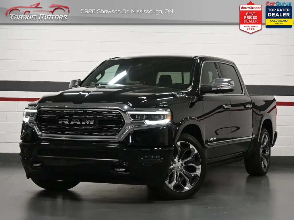 2022 RAM 1500 Limited Navigation Leather Alpine Vented Seats Re