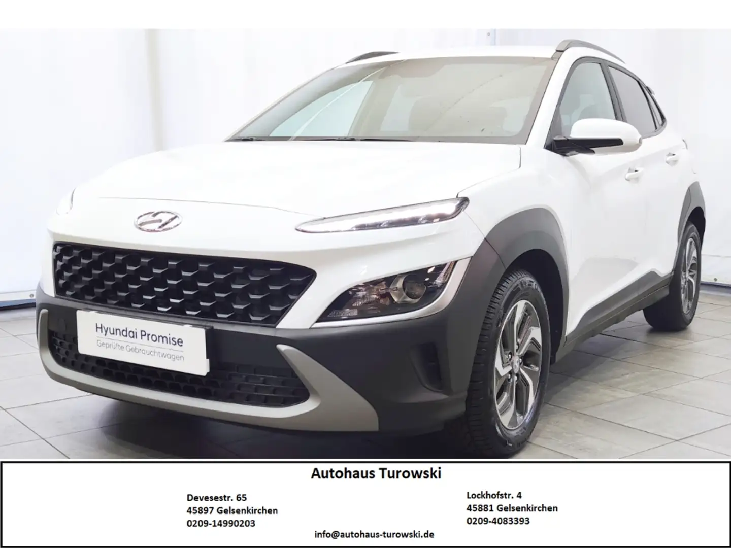 Hyundai KONA Edition 30 Hybrid 2WD Kamera SHZ PDC 1.Hand Weiß - 1