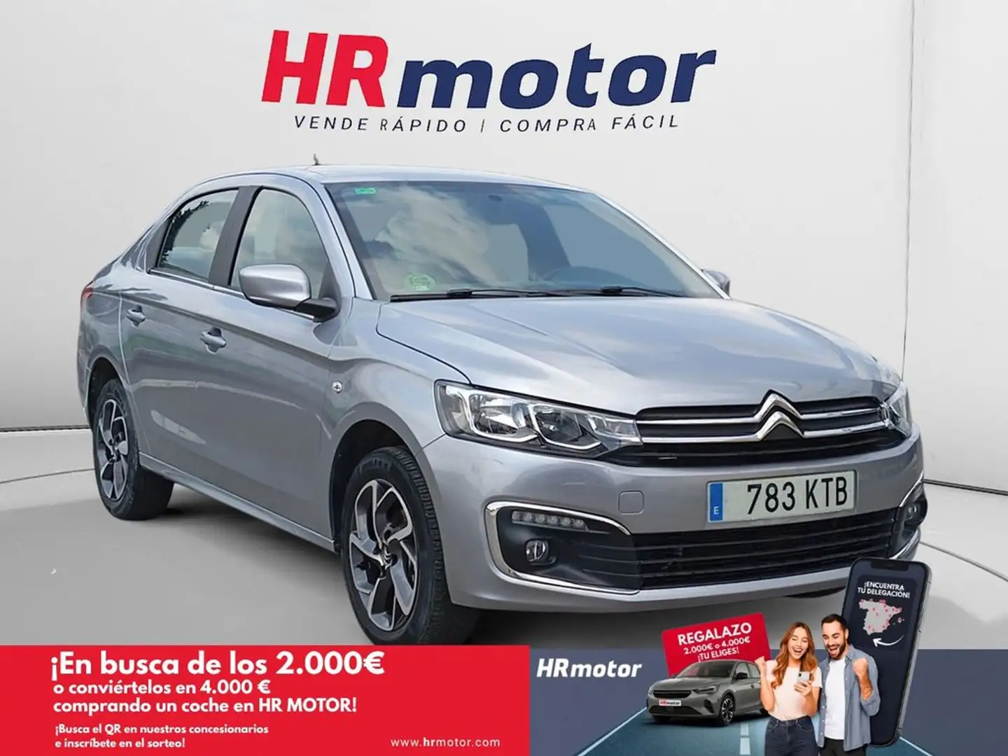 Citroen C-Elysée 1.2 PureTech Shine 82 Gris - 1