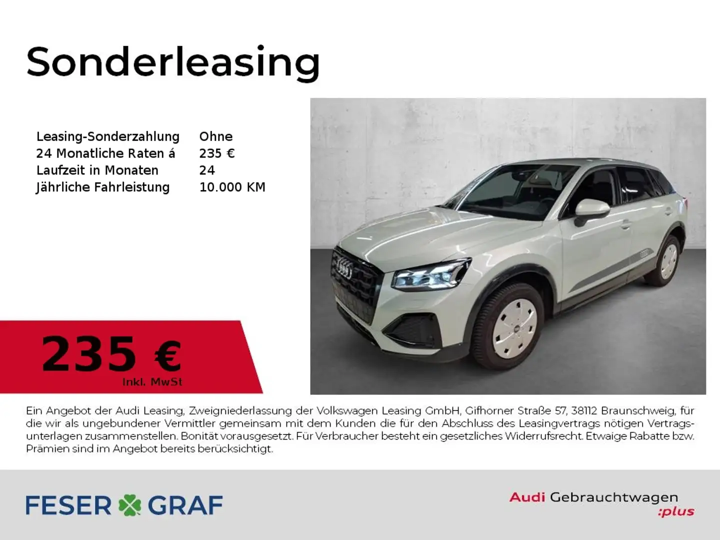 Audi Q2 35 TFSI S tronic Adv Navi,Matrix,AHK Silber - 1