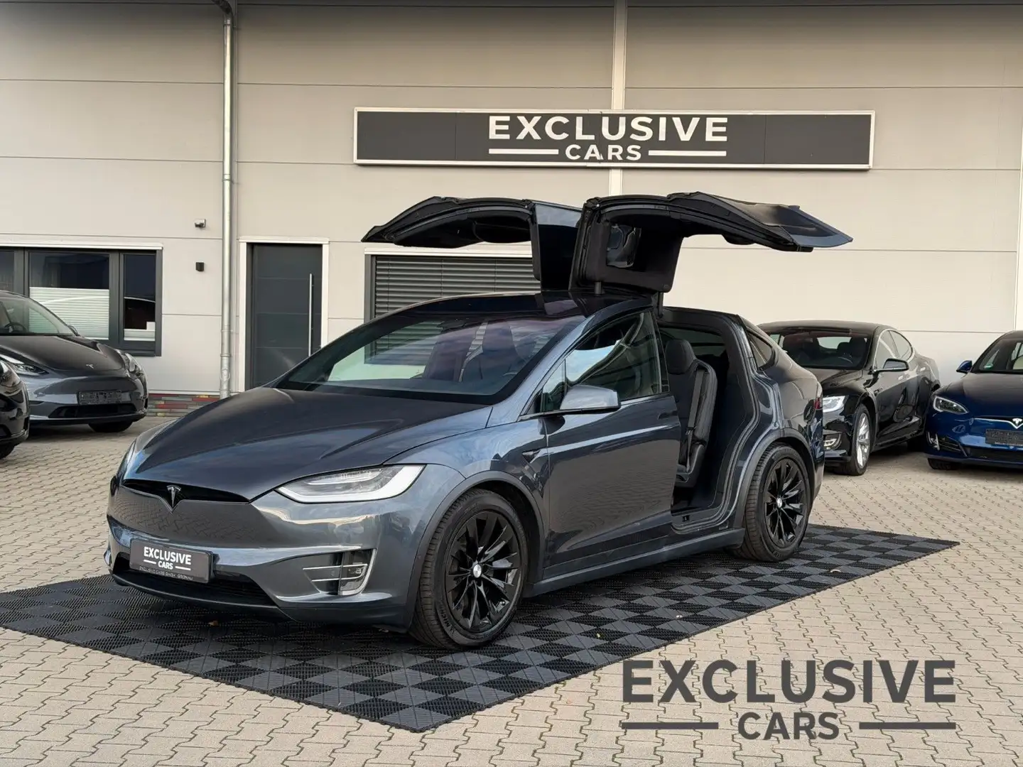 Tesla Model X MODEL X LONG RAVEN | 7 SEATER | MCU2 | HEPA | Серый - 1
