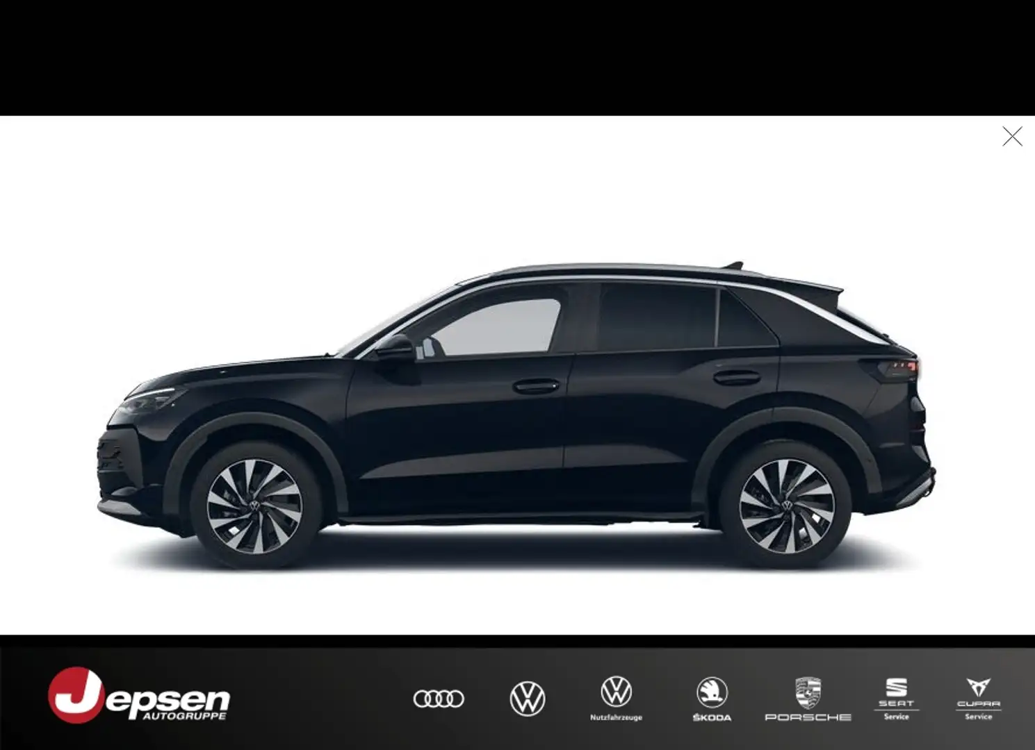 Volkswagen T-Roc Style 1.5l eTSI DSG AHK, e-Heckklappe Schwarz - 1