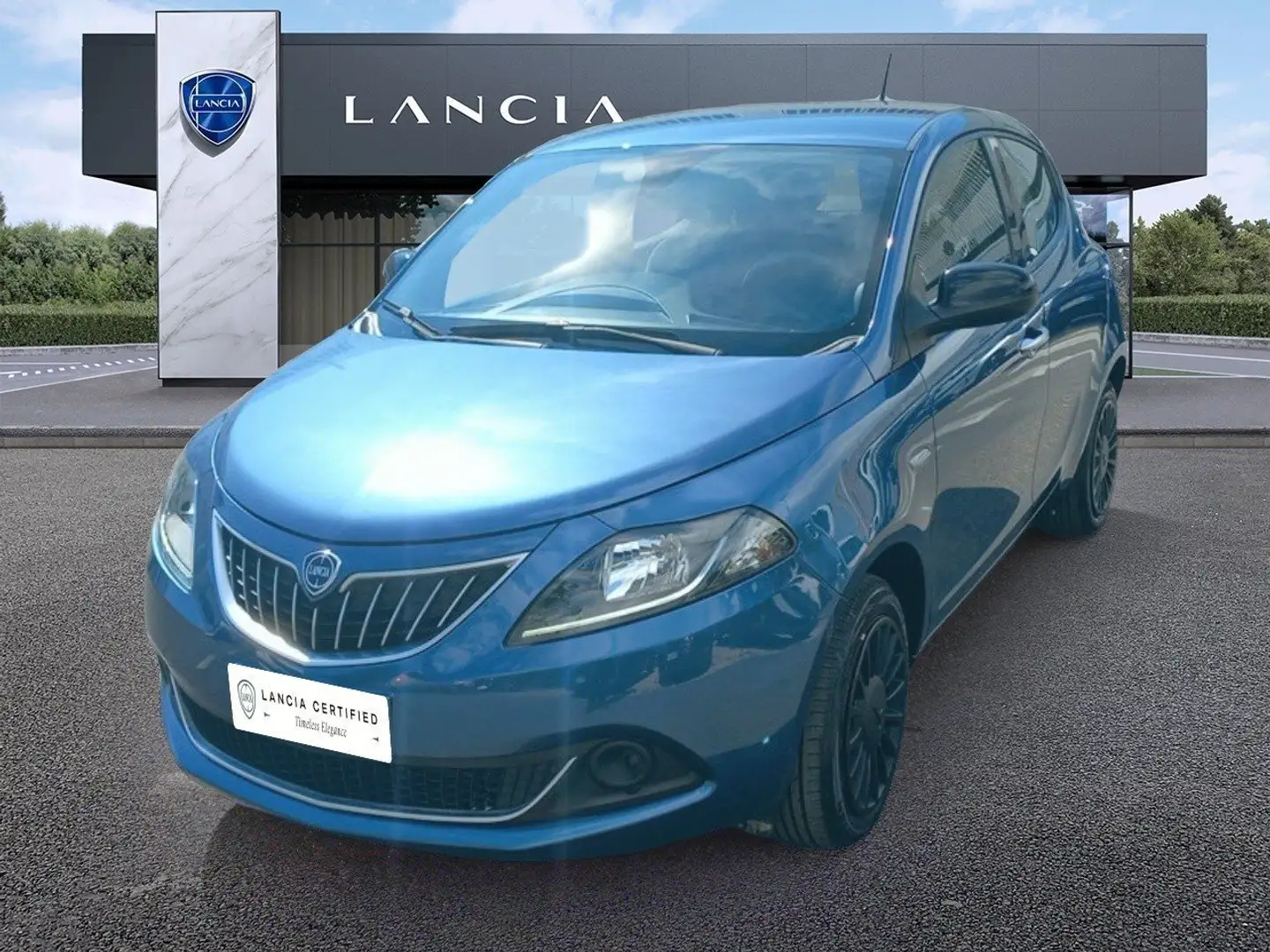 Lancia Ypsilon 1.0 FireFly 70cv S&S Hybrid SILVER Bleu - 1