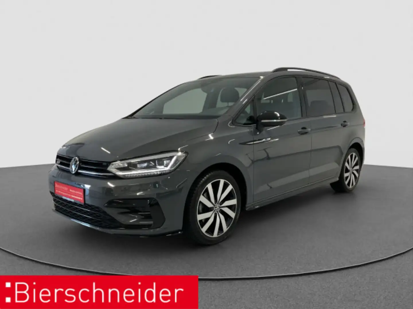 Volkswagen Touran 2.0 TDI DSG R-Line Black 7SITZE AHK STHZ Grau - 2