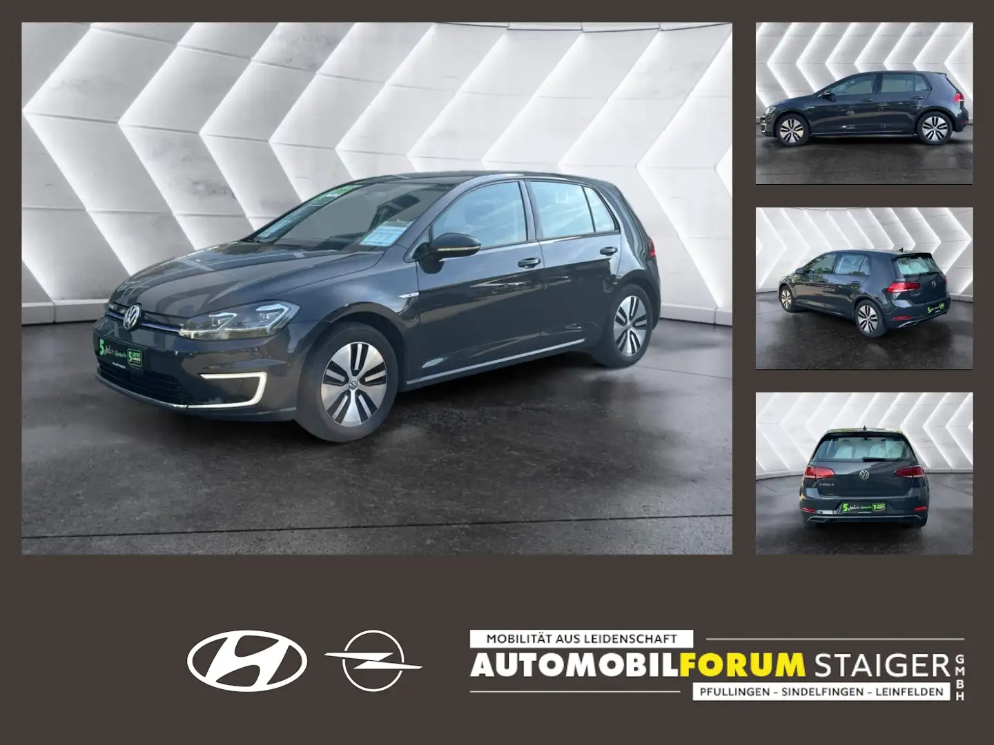 Volkswagen Golf VII  e- Matrix 2xKlima AUT DynLicht LED Grijs - 1