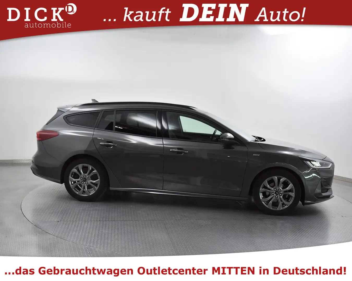 Ford Focus Tu 1.0 ST-Line X NAVI+LED+SHZ+KAM+DAB+ACC+ Grau - 2