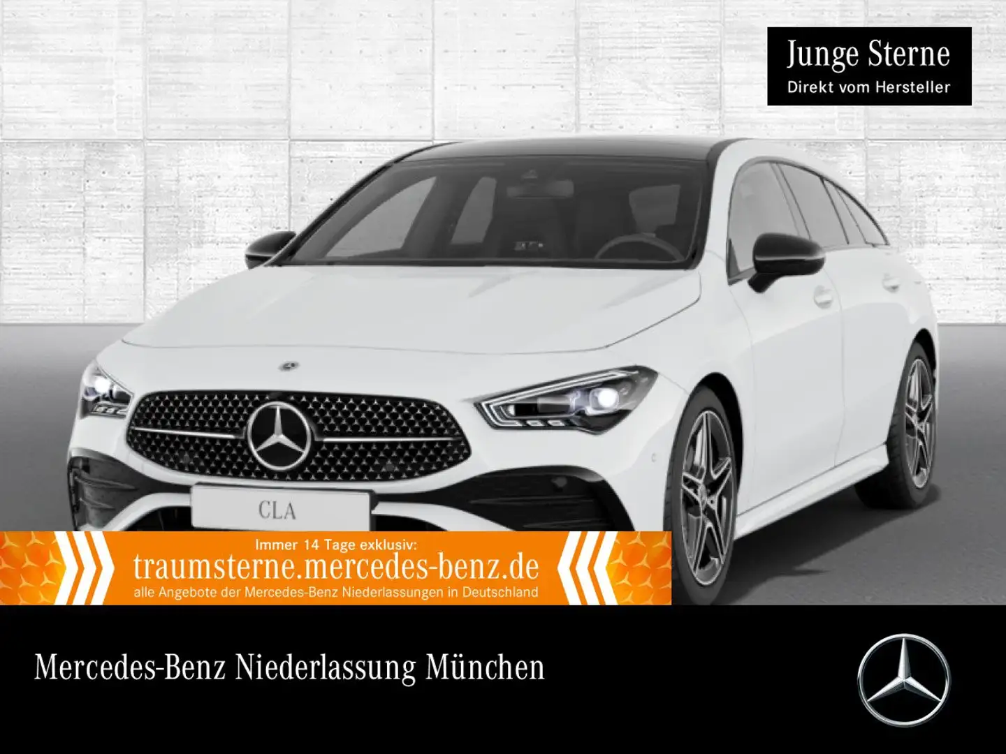 Mercedes-Benz CLA 180 AMG+NIGHT+PANO+360°+AHK+MULTIBEAM+HUD+7G Weiß - 1
