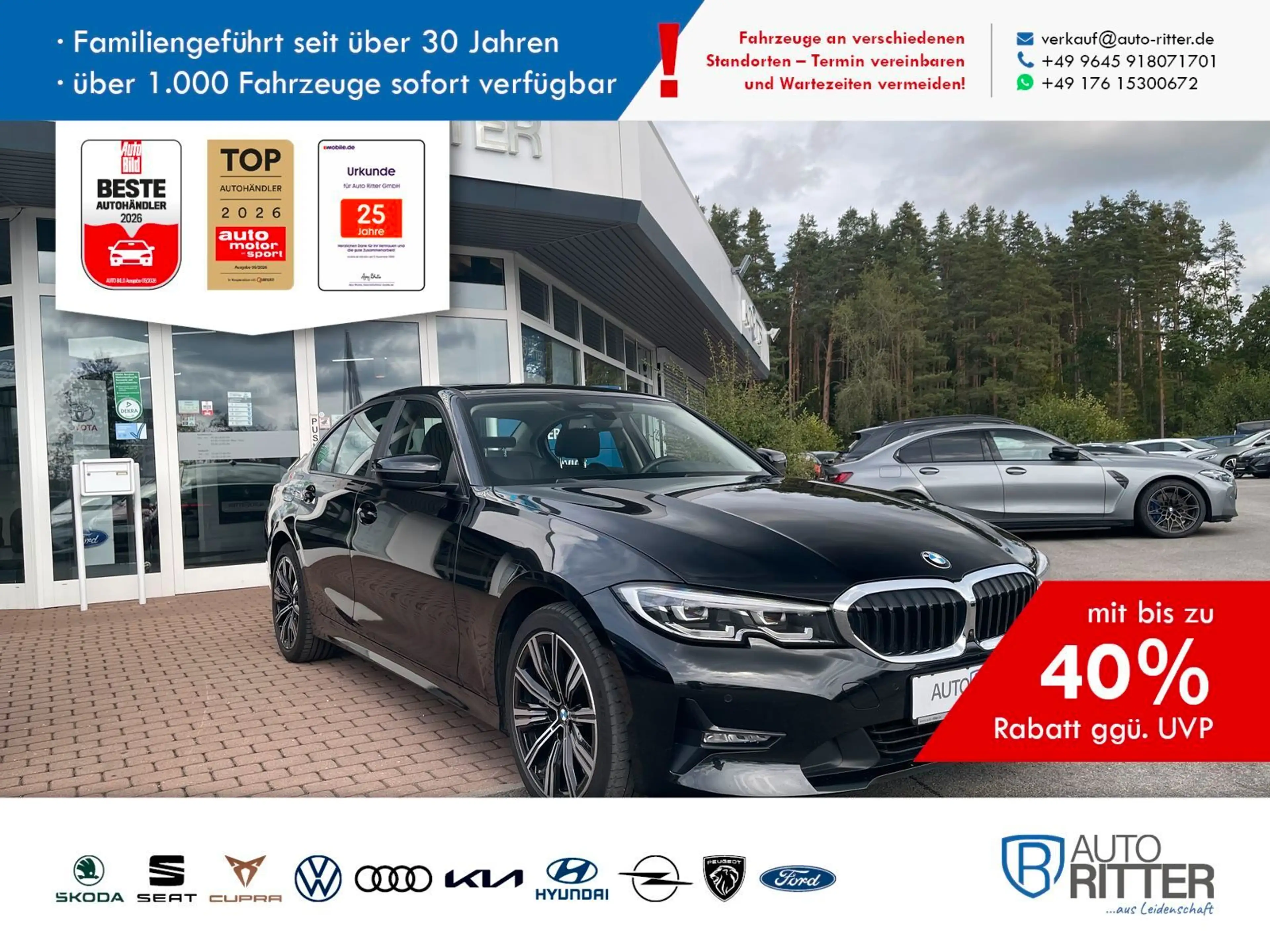 BMW 330 d xDrive Limo Navi+Schiebedach+Sportsitze...