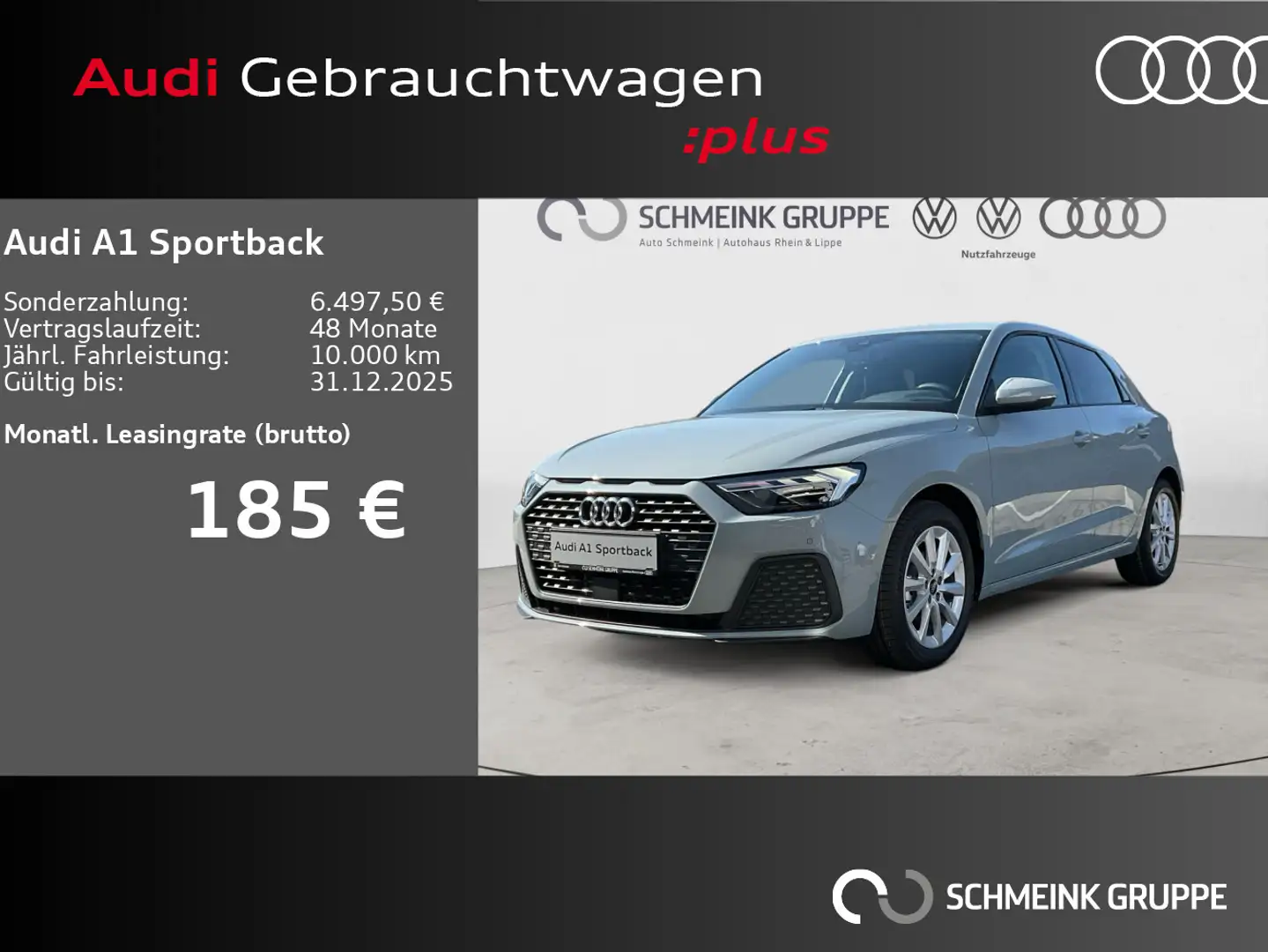 Audi A1 25 TFSI S tronic LED Ambiente plus Grau - 1