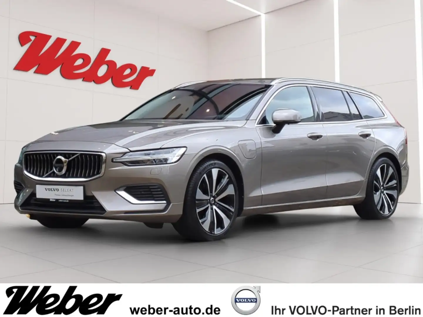 Volvo V60 T8 Recharge Inscription *ACC*BLIS*SH*HUD*Pano*360* Grau - 1