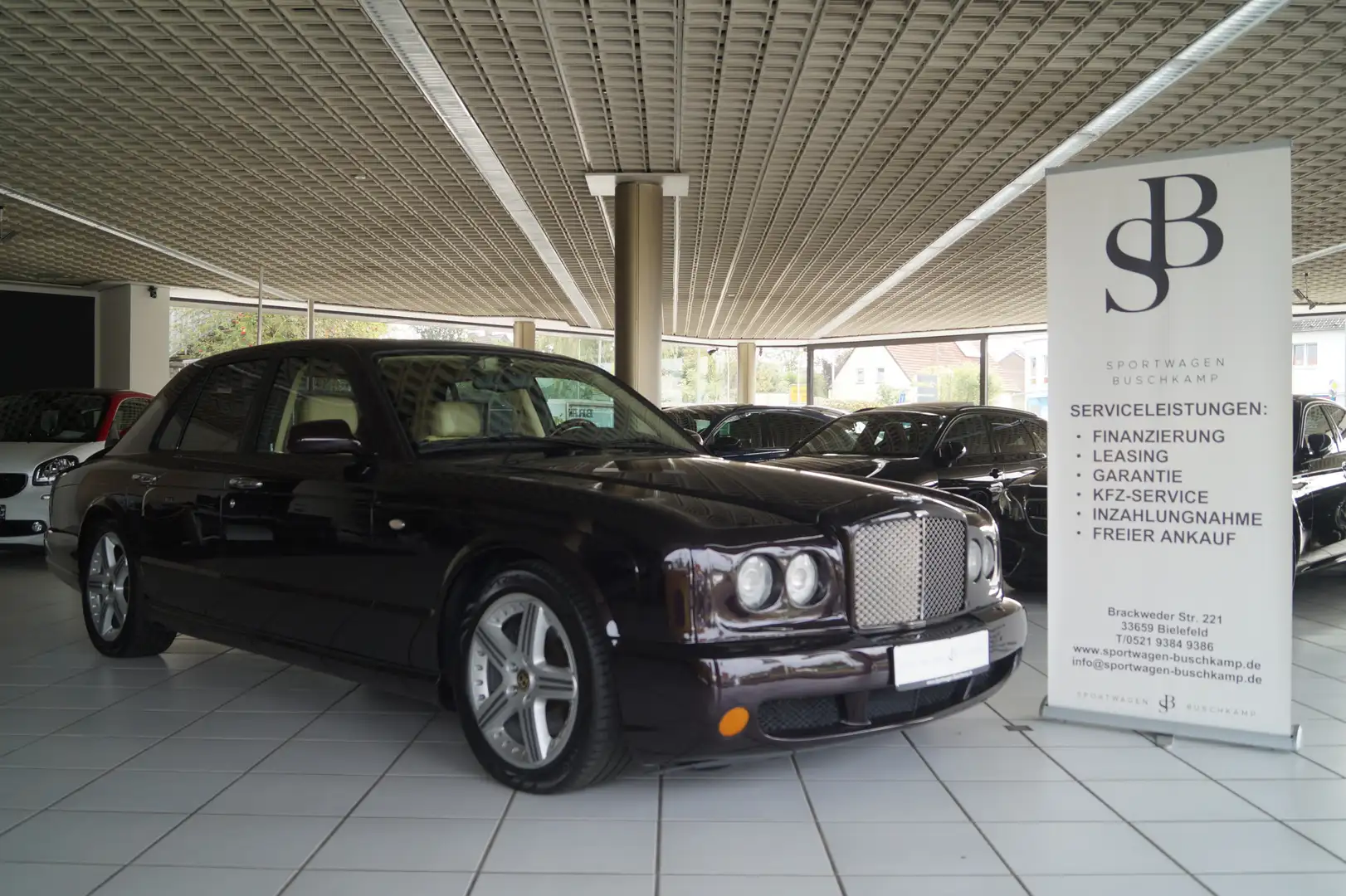 Bentley Arnage T V8 LEDER NAVI 19LM BLUETOOTH Fioletowy - 1