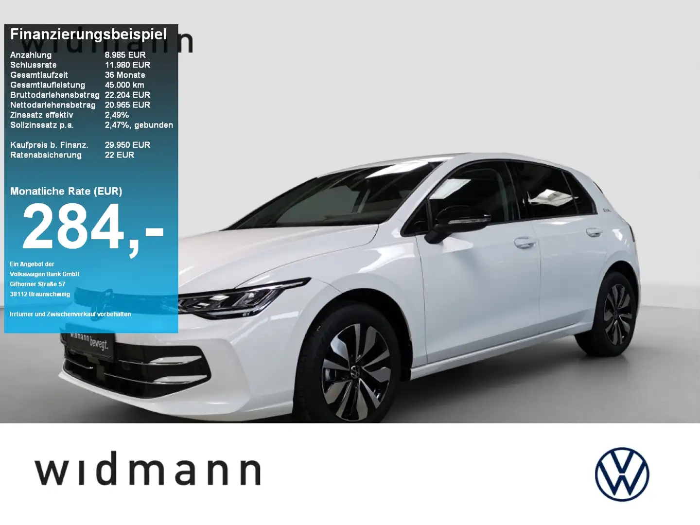 Volkswagen Golf Life 1.5 115 PS DSG ACC Weiß - 1