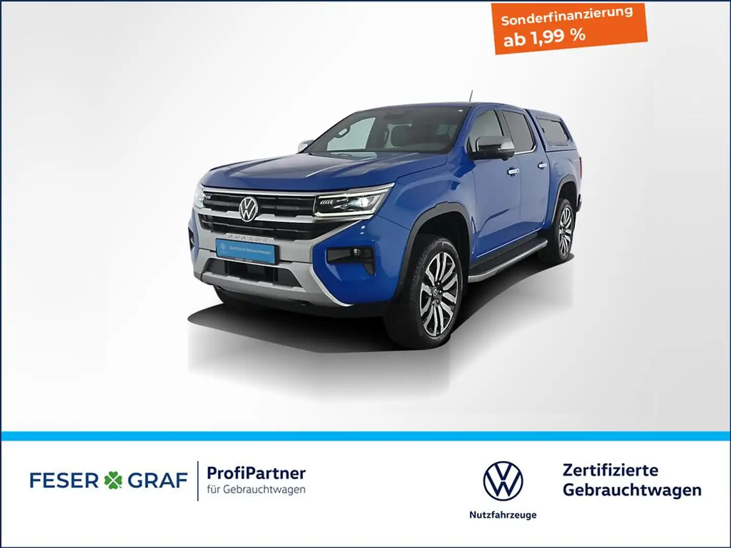 Volkswagen Amarok 3.0 TDI Aventura 4x4 Autom. AHK Diff.Sp. Blau - 1