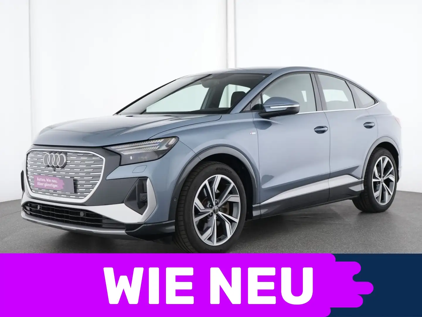 Audi Q4 e-tron Sportback Navi|LED|HeadUp|AHK|Kamera Blauw - 1