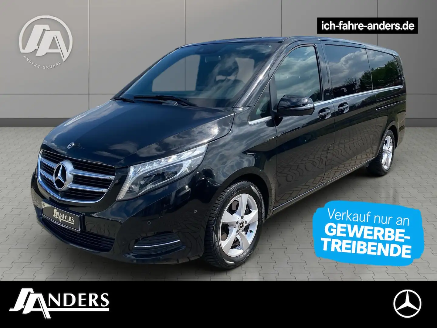 Mercedes-Benz V 250 XL Avantgarde Standhzg*Rollstuhlrampe*LED* Schwarz - 1