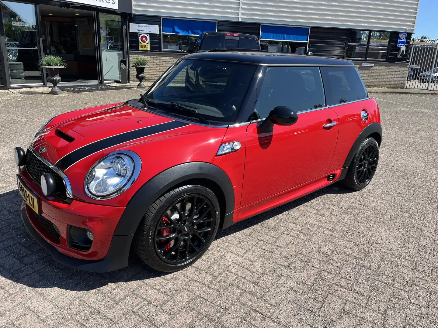 MINI John Cooper Works Mini 1.6 2 eigenaar, panorama, chili red, weinig k Roşu - 1