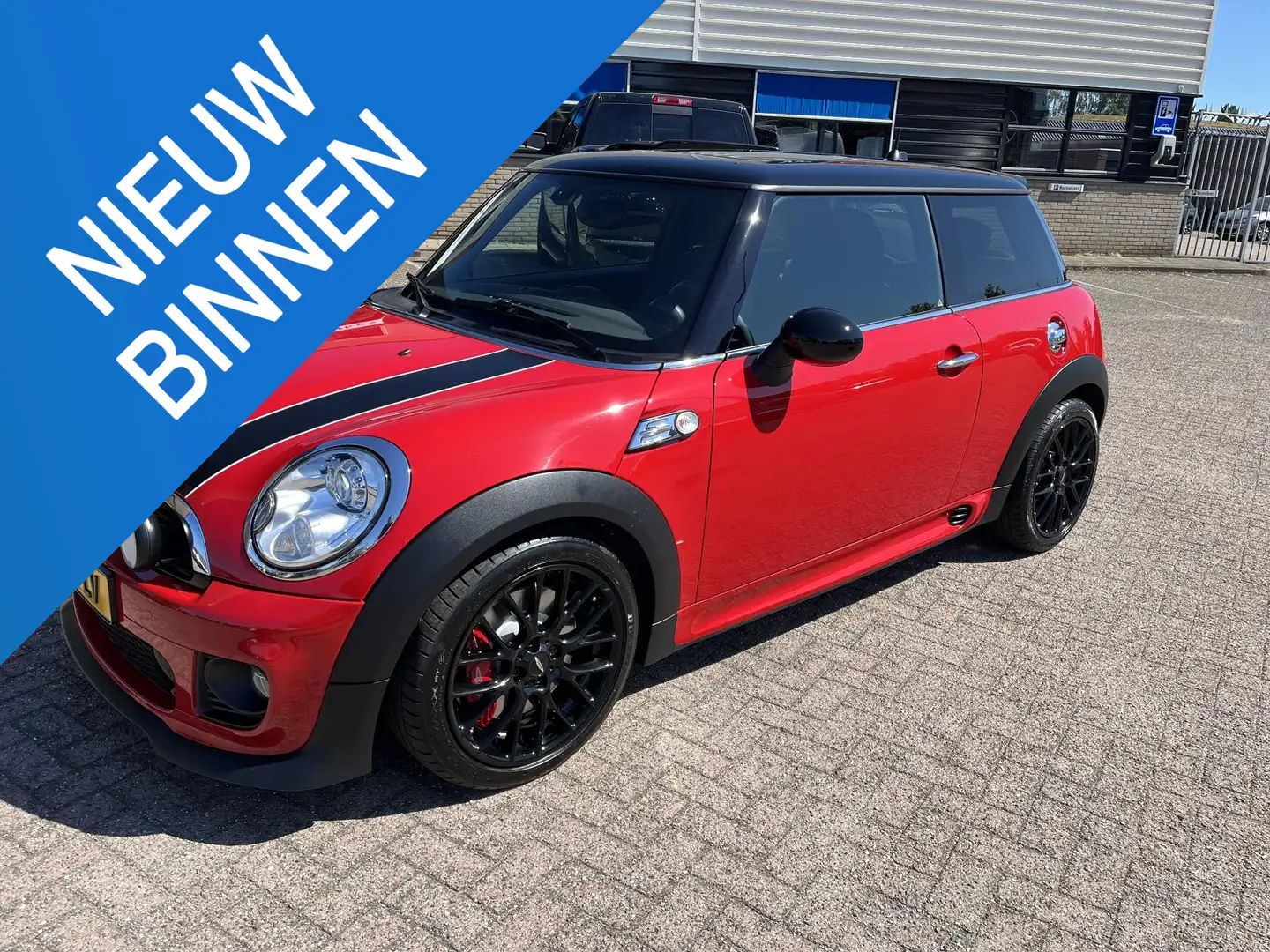 MINI John Cooper Works Mini 1.6 2 eigenaar, panorama, chili red, weinig k Rood - 1