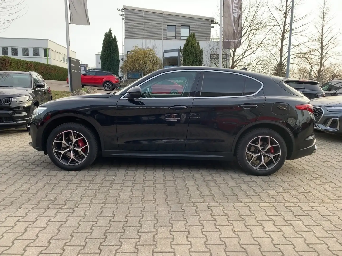 Alfa Romeo Stelvio 2.0 Super Q4 AHK Pano Leder Schwarz - 2