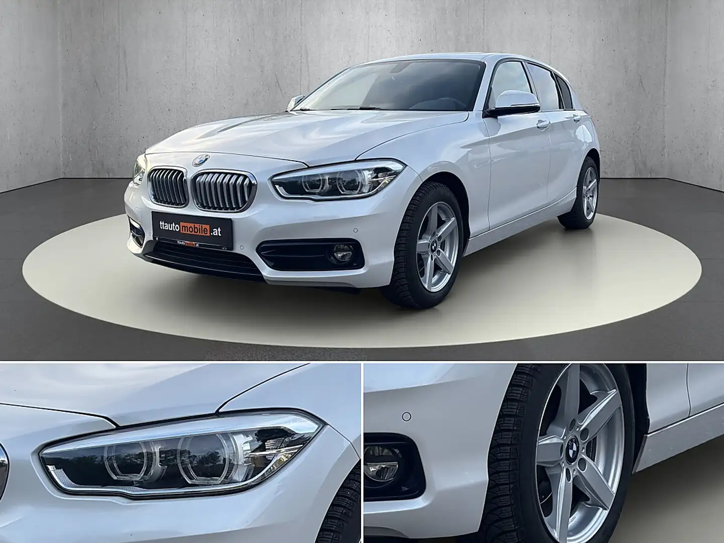 BMW 116 d Sport Line Weiß - 2
