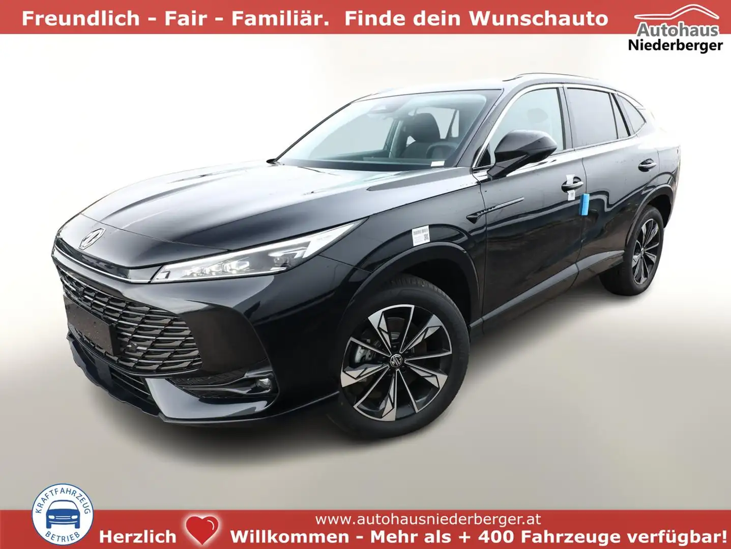 MG HS Comfort HEV+ ACC TotW Kam Nav LED Keyl 19Z 165 ... Schwarz - 1