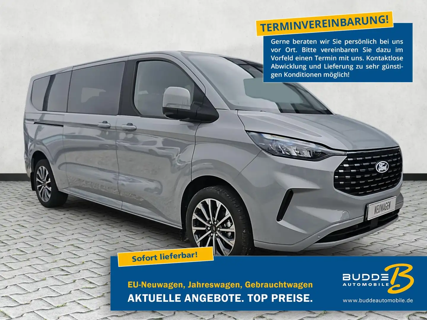 Ford Tourneo Custom 2.0 EcoBlue Titanium X L2 ACC AHK Grau - 1