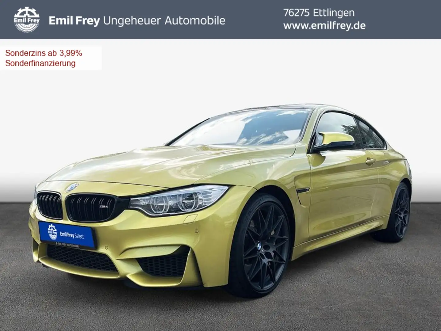 BMW M4 Coupe DKG Competition Yellow - 1