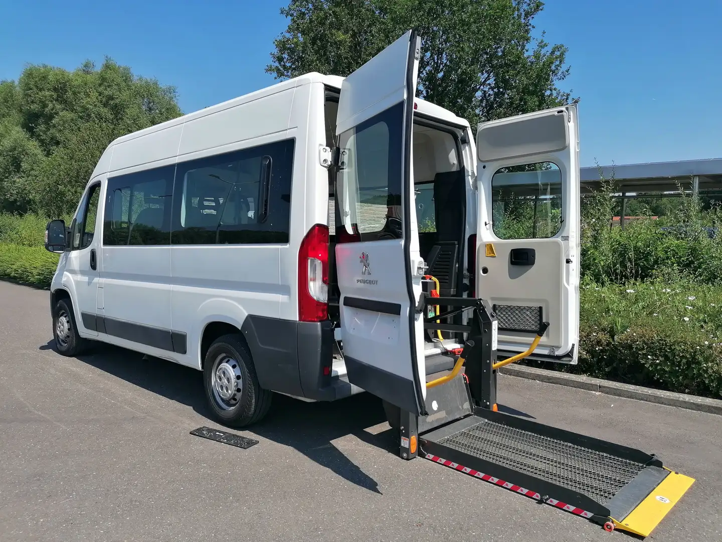 Fiat Ducato 2.2HDI👉installation P.M.R👩‍🦽7PLACES💺 Wit - 1