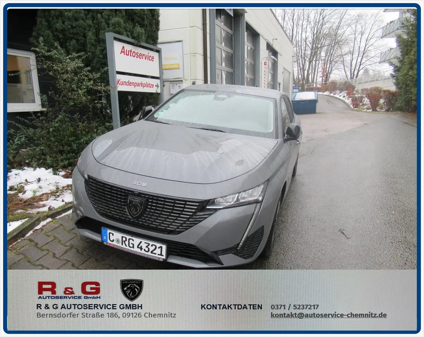 Peugeot 308 SW Allure PT130 EAT8 Winter/ Surrounding Paket, LM Grau - 1