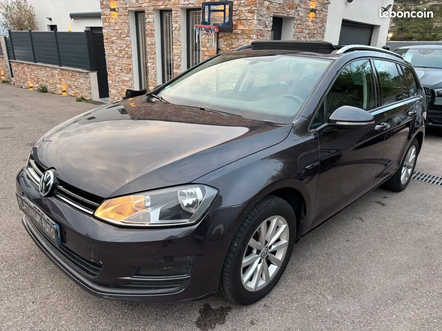 Volkswagen Golf 7 SW 1.6 TDI 110 Lounge Gris - 2