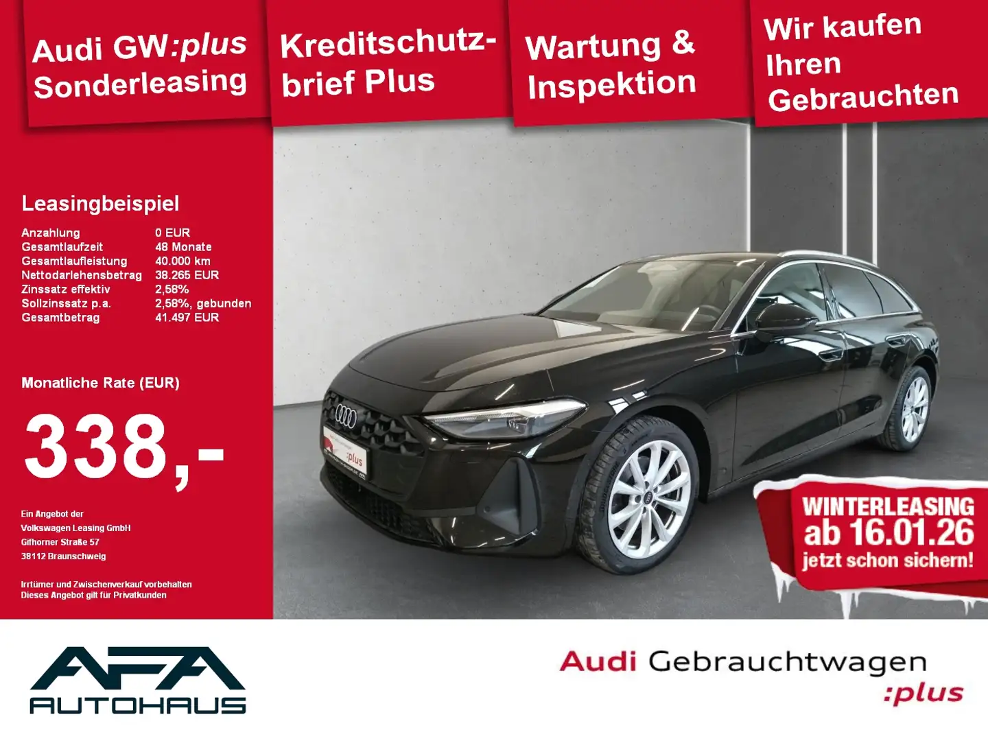 Audi A5 Avant TFSI S tronic RFK*ACC*Sport.Sitz*LM18 Schwarz - 1