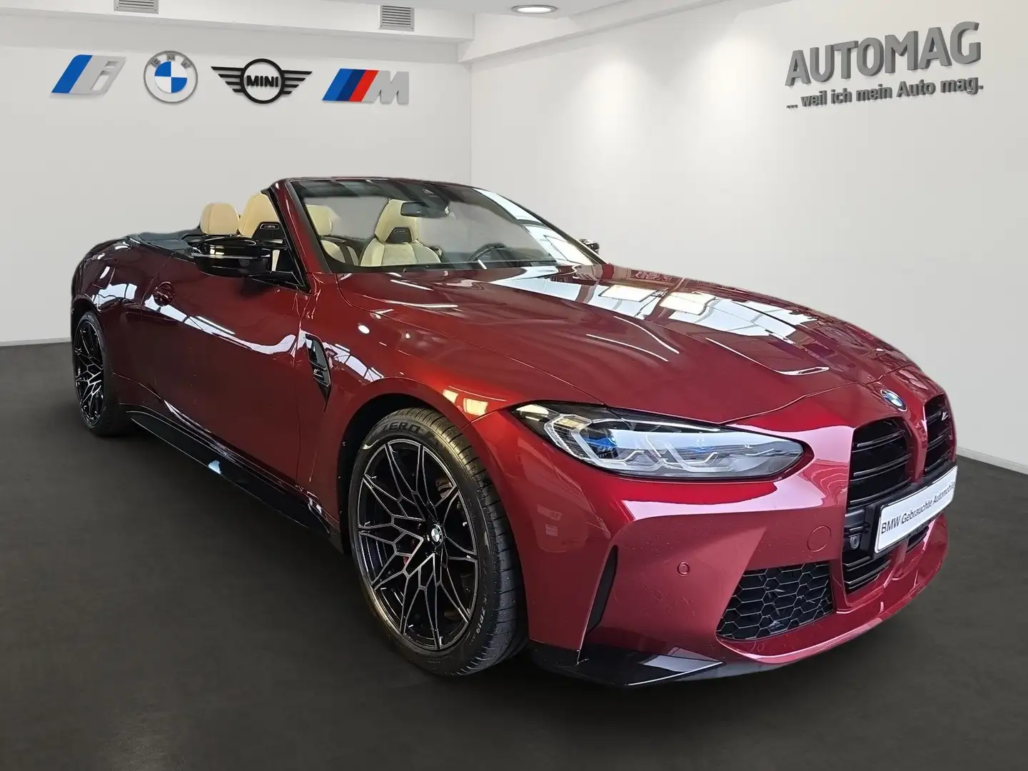 BMW M4 Competition Laser*HeadUp*Nackenwärmer*Leder*Sitzbe Rot - 2