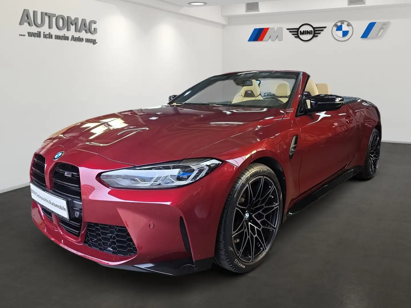 BMW M4 Competition Laser*HeadUp*Nackenwärmer*Leder*Sitzbe Rot - 1