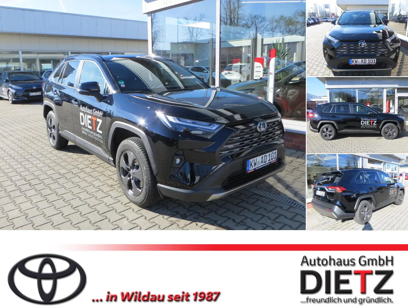 Toyota RAV 4 2.5 VVT-i Hybrid Lounge 4x4 Schwarz - 1