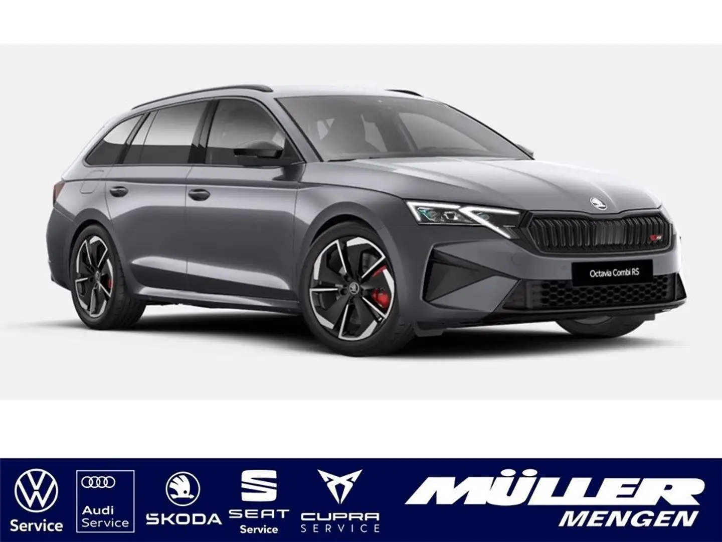 Skoda Octavia Combi RS 2,0 TSI DSG Pano.|Stdhz|HuD|DCC Grijs - 1