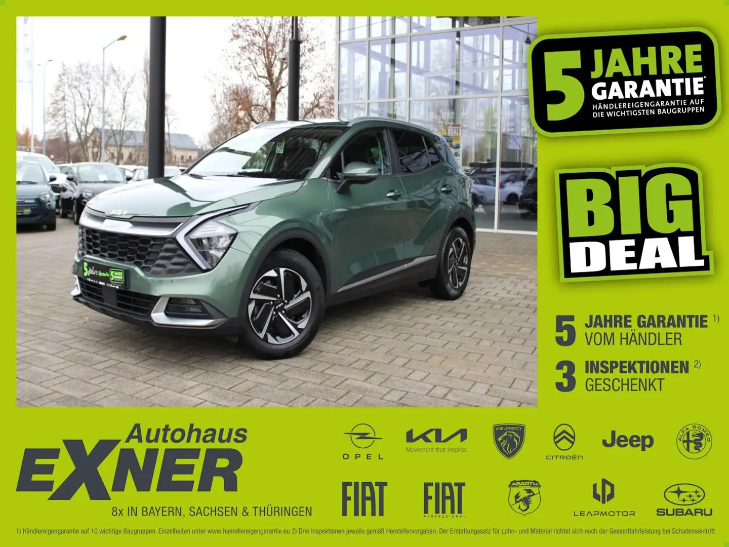Kia Sportage 1.6 T-GDI Mild-Hybrid VISION LED+Navi Verde - 1