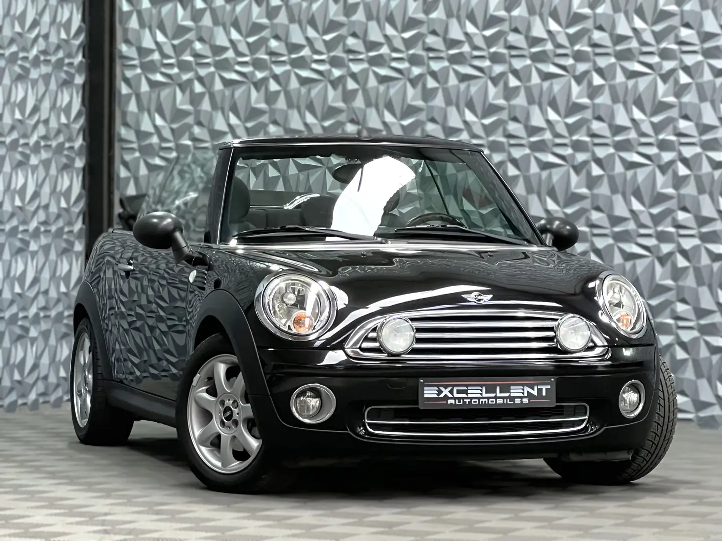 MINI Cooper Cabrio Cabriolet 1.6i*JANTES*PDC*CLIM DIGI*GARANTIE 12 M* Black - 2