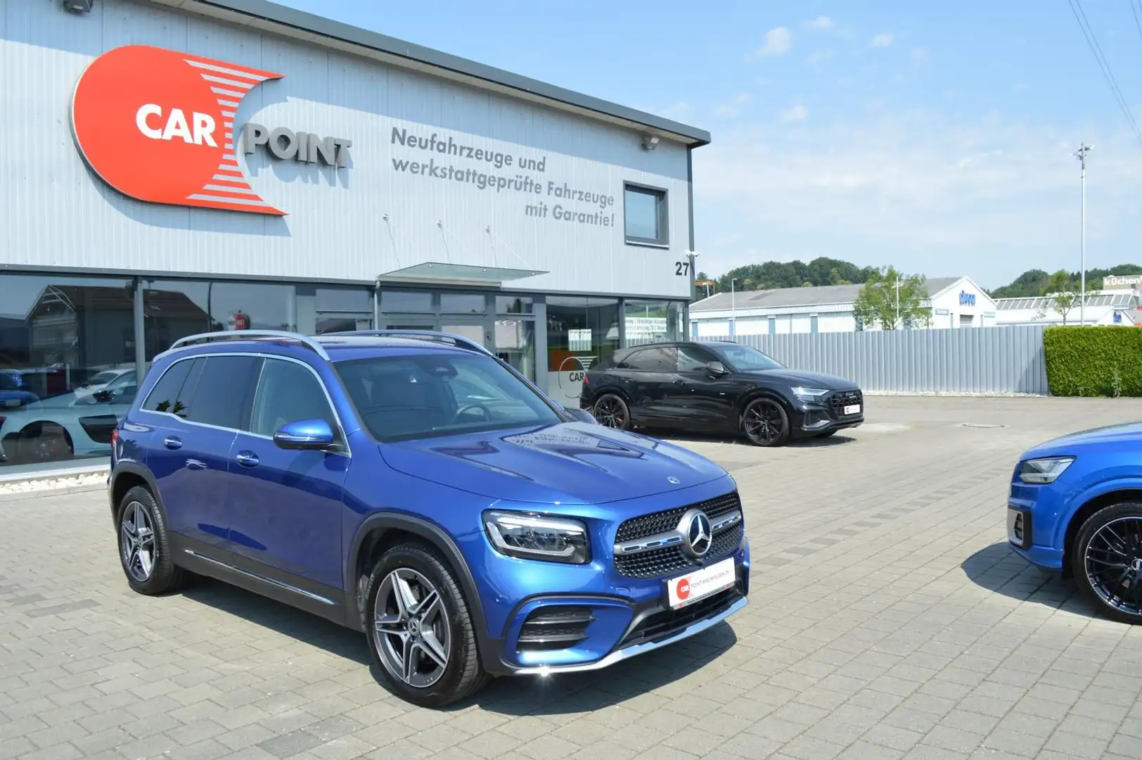 Mercedes-Benz GLB 220 d 4M AMG*MBUX*360°*7 Sitze*LED*Ambiente* Bleu - 1